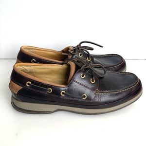 Sperry Gold Cup 0579052 Leather Boat Shoes Loafers Dark Brown Mens Size 11.5